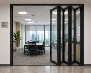 Cửa xếp trượt văn phòng